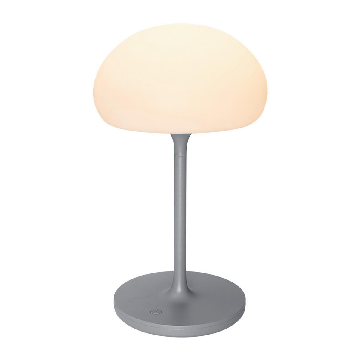 AKKU-TISCHLEUCHTE Sponge 35/20 cm  - Grau, Design, Kunststoff (35/20cm) - Nordlux