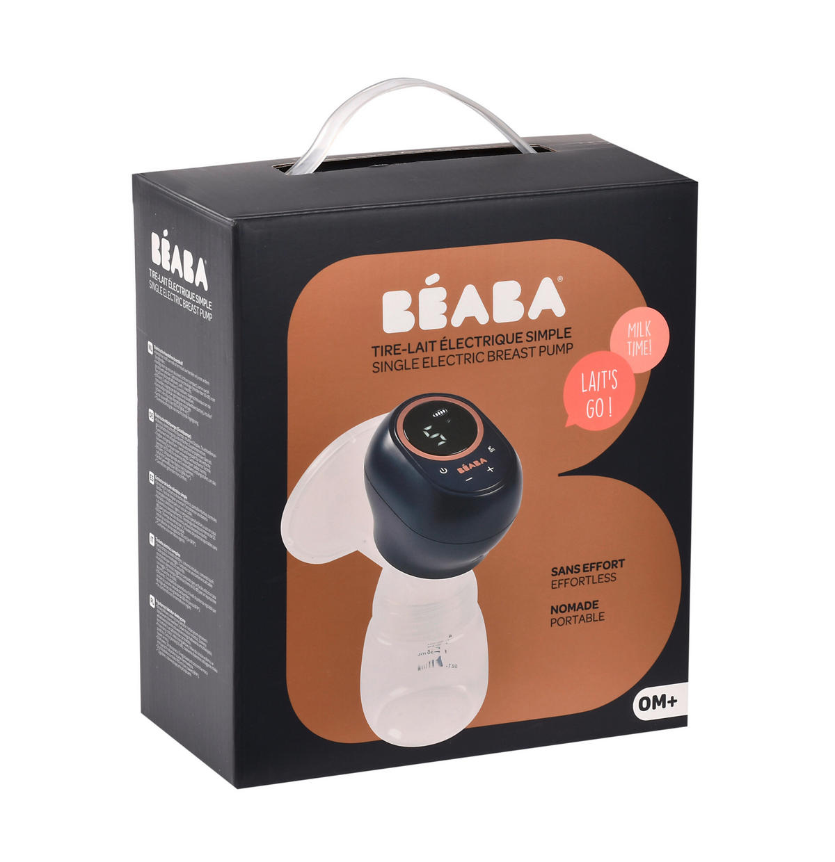 MILCHPUMPE  2024  - Dunkelblau, Basics, Kunststoff/Textil (12,5/17,8/9cm) - Beaba