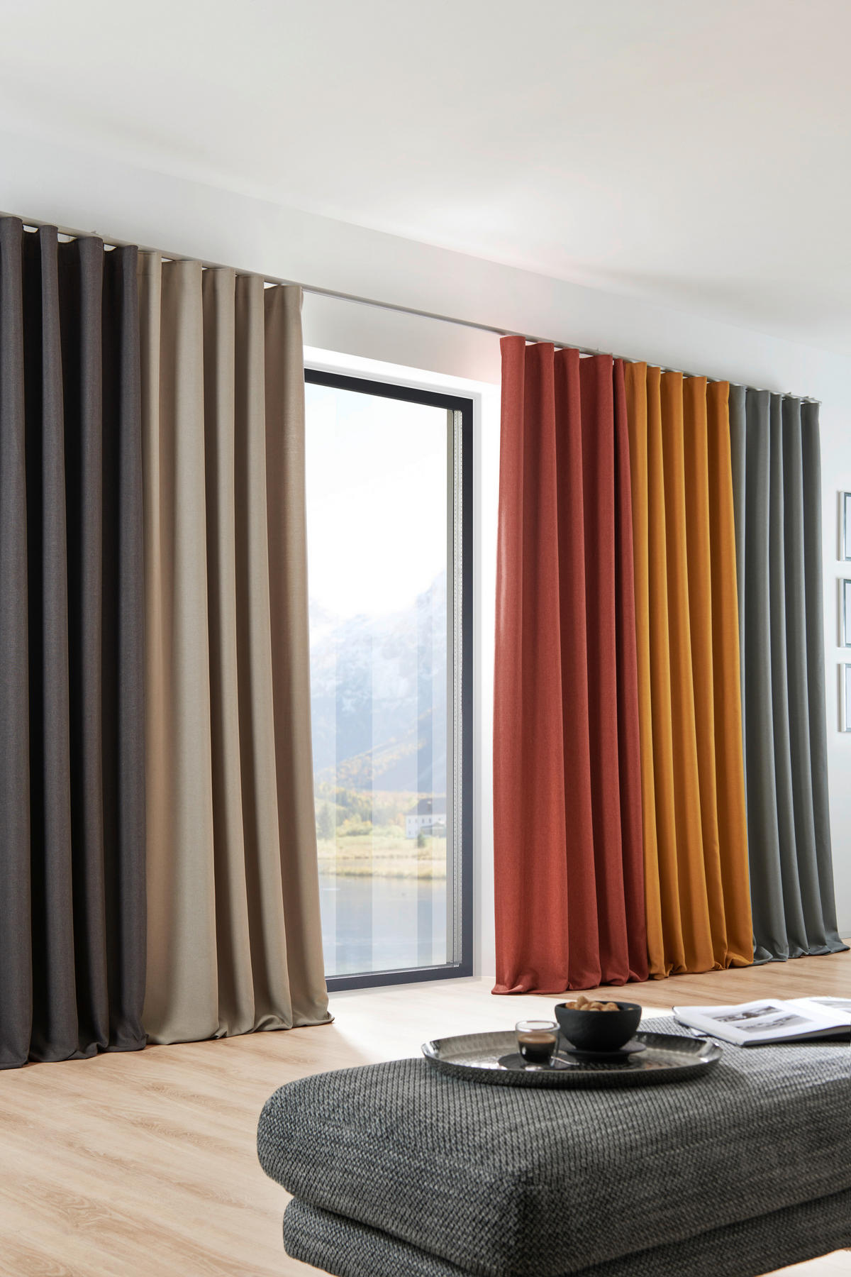 SÖTÉTÍTŐFÜGGÖNY sötétítő  - bézs, Konventionell, textil (140/300cm) - Esposa