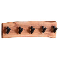 NÁSTĚNNÁ ŠATNA - barvy akácie, Moderní, dřevo (60/17/9cm) - MID.YOU