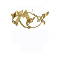 WANDDEKO Metall  - Goldfarben, Design, Metall (12/84/44cm) - MID.YOU
