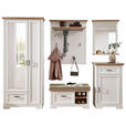 SCHUHSCHRANK  in 65/102/41 cm  - Eichefarben/Grau, ROMANTIK / LANDHAUS, Holzwerkstoff/Metall (65/102/41cm) - Landscape