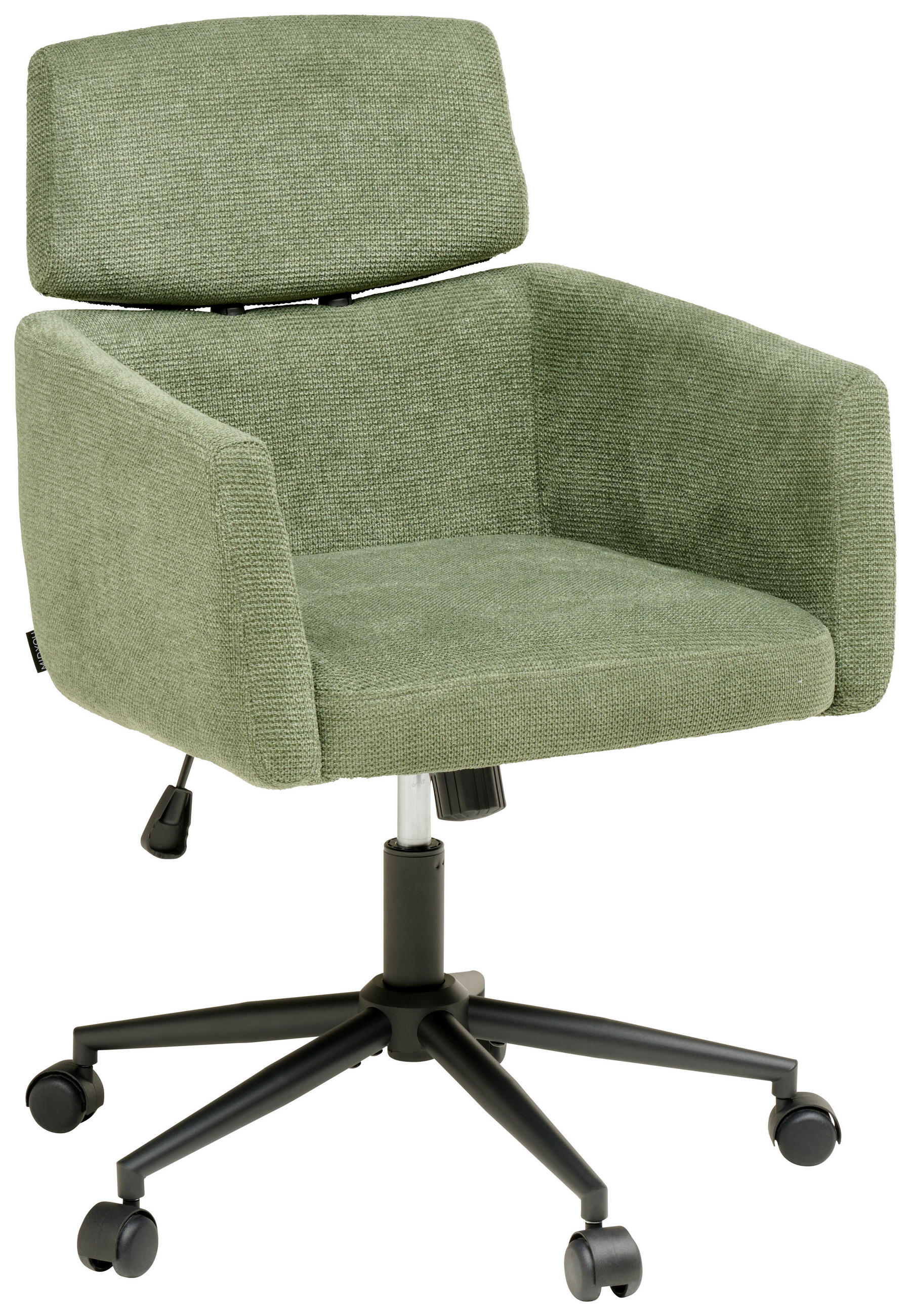 Scaun Rotativ, microfibră, verde