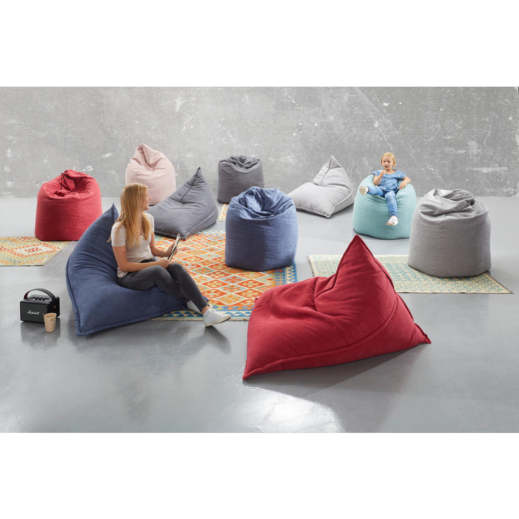 Thumbnail - Xora Sitzsack, Blau, Textil, 220 L, Füllung: Styroporkugeln, 65x95x75 cm, Indoor, Wohnzimmer, Hocker, Sitzsäcke, Kinders...