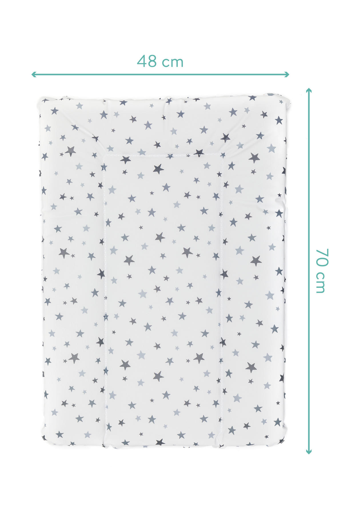 WICKELAUFLAGE - Dunkelgrau/Weiß, Basics, Kunststoff (70/48/6cm) - Fillikid