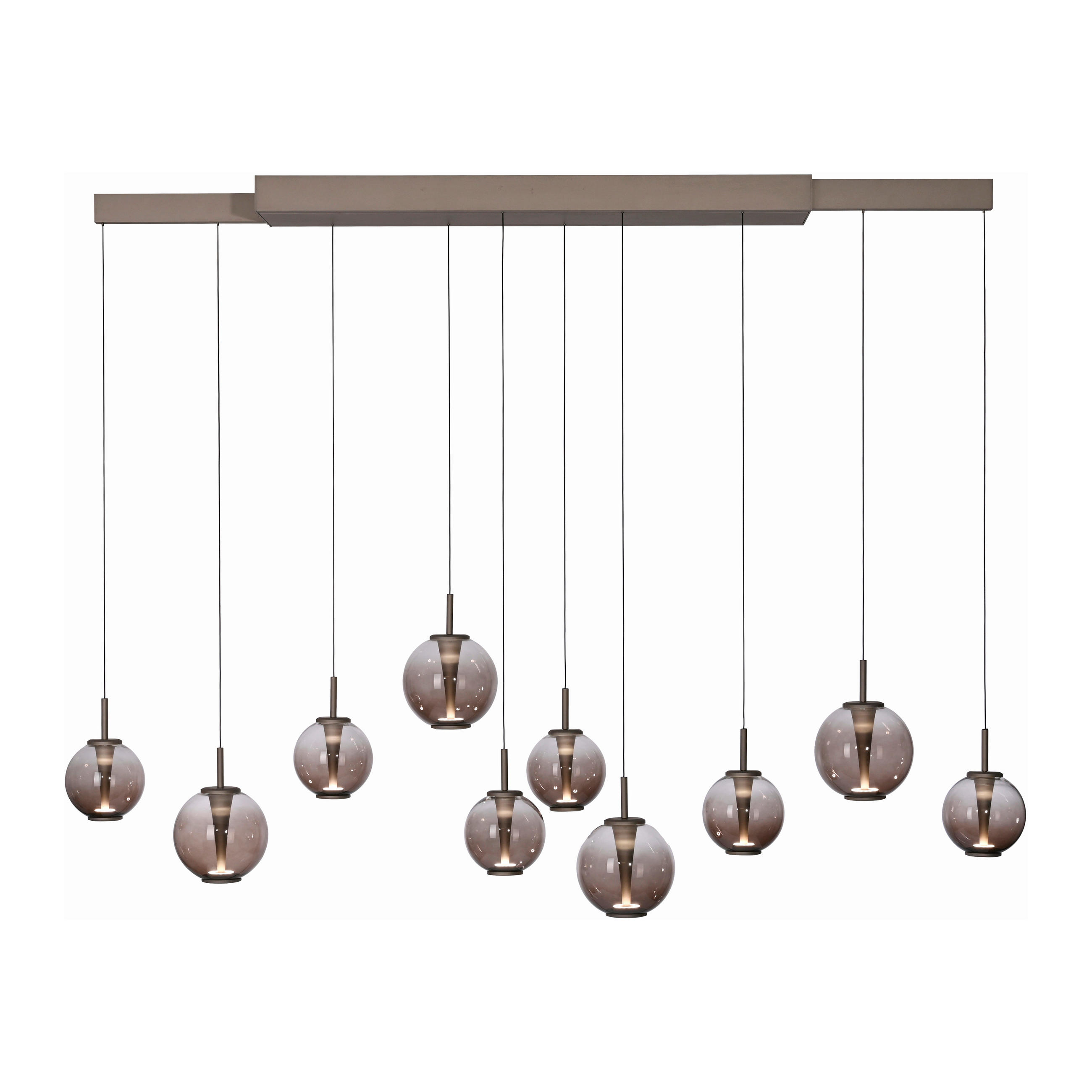 Neuhaus Pure Led-Hängeleuchte Bernstein 35x180x100-198 cm