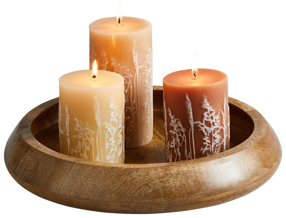 DEKOSCHALE - Braun, LIFESTYLE, Holz (30/5,5cm) - Ambia Home