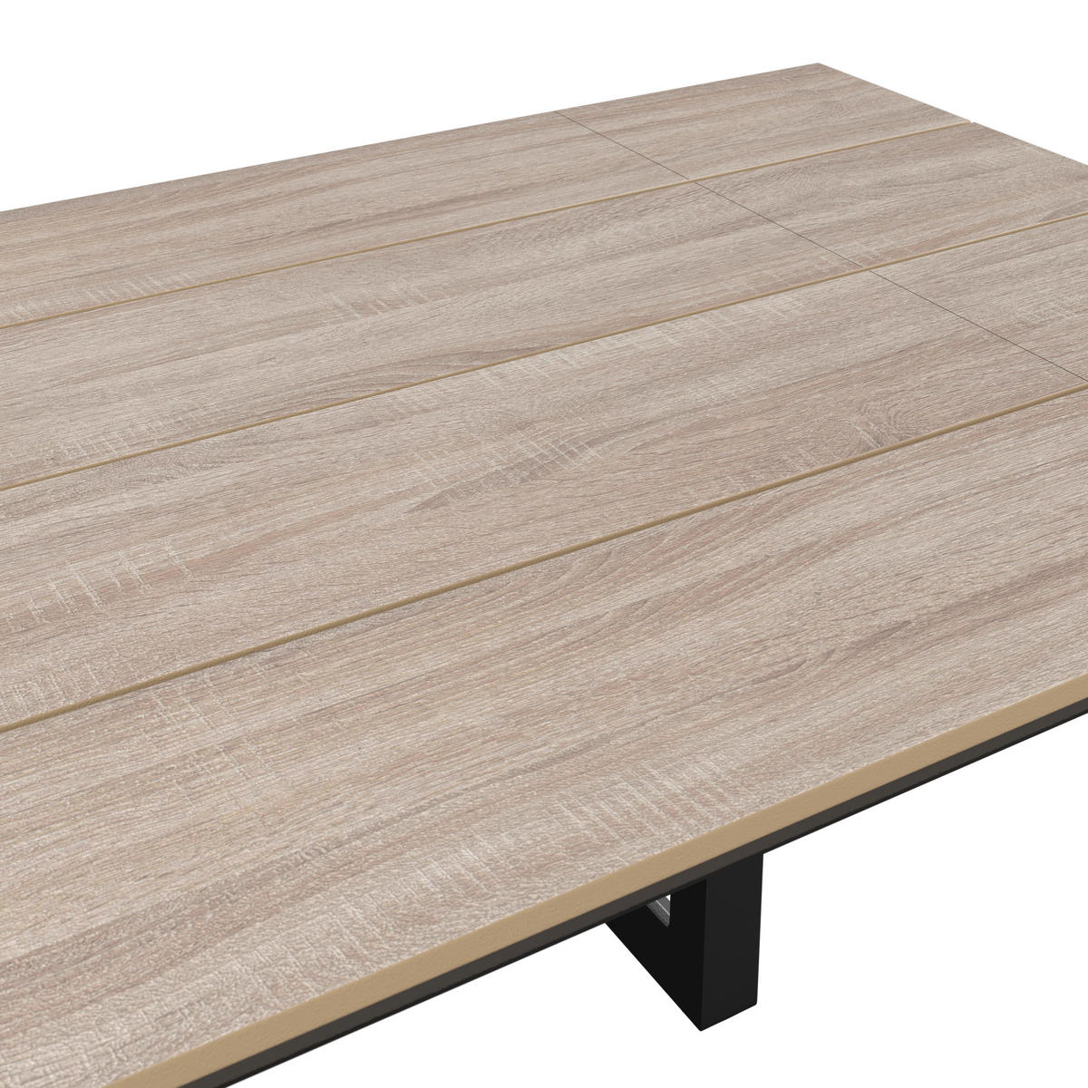 GARTENSET Aluminium  - Anthrazit/Beige, MODERN, Kunststoff/Metall (190/75/182cm) - Ambia Garden