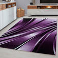 FLACHWEBETEPPICH 240/340 cm Parma Schwarz, Weiß, Violett  - Violett/Schwarz, Design, Textil (240/340cm) - Novel