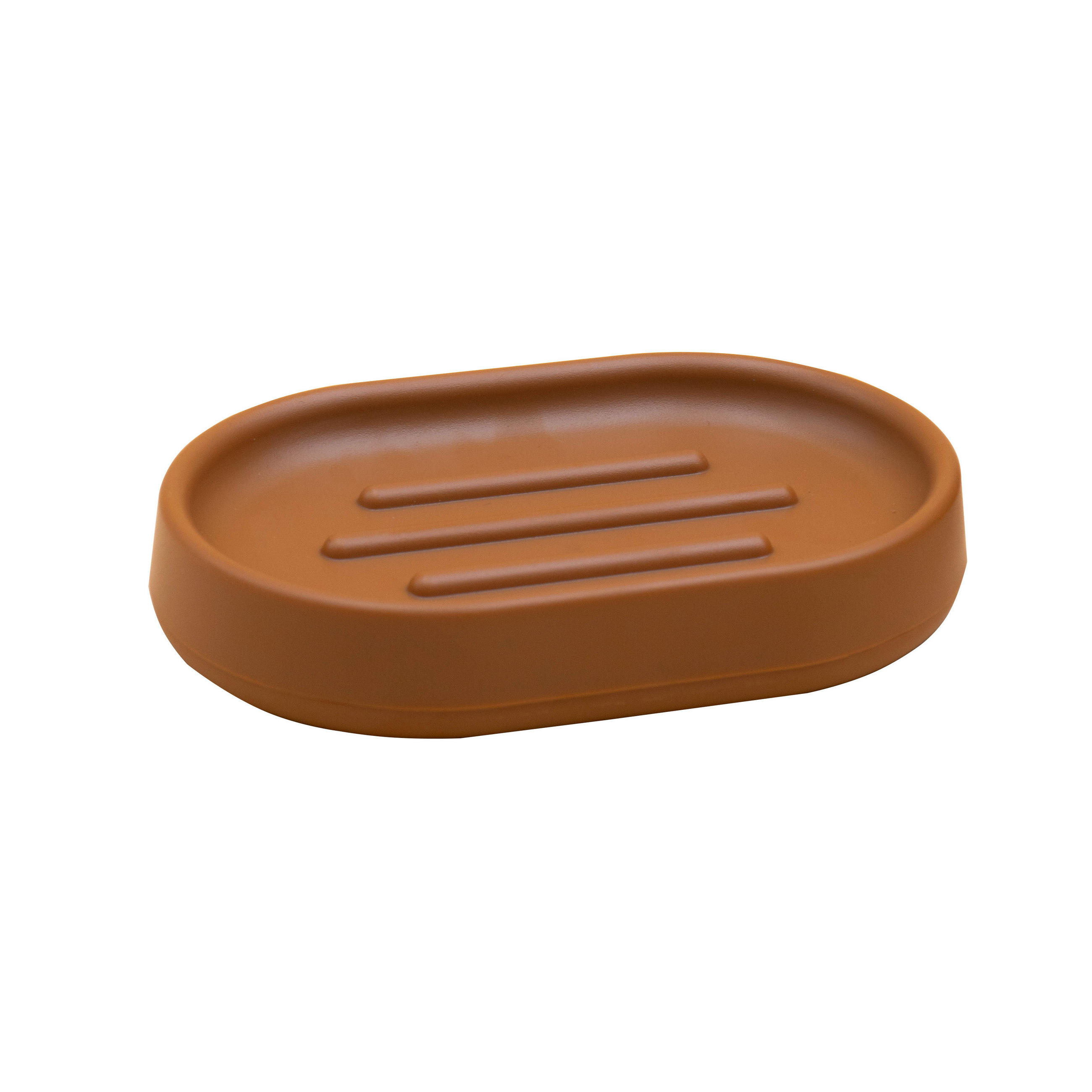 SEIFENSCHALE Kunststoff  - Cognac, Basics, Kunststoff (8,8/2,6/13,3cm) - Sadena