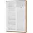 MEHRZWECKSCHRANK matt Eichefarben, Weiß - Eichefarben/Alufarben, Basics, Holzwerkstoff/Kunststoff (125/196/38cm) - Carryhome