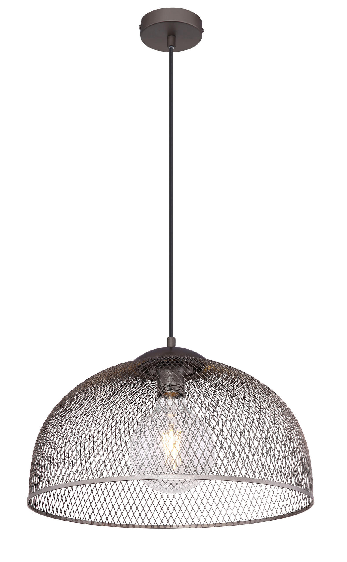 VISEČA SVETILKA        40/150 cm      E27 - temno rjava, Basics, kovina (40/150cm)