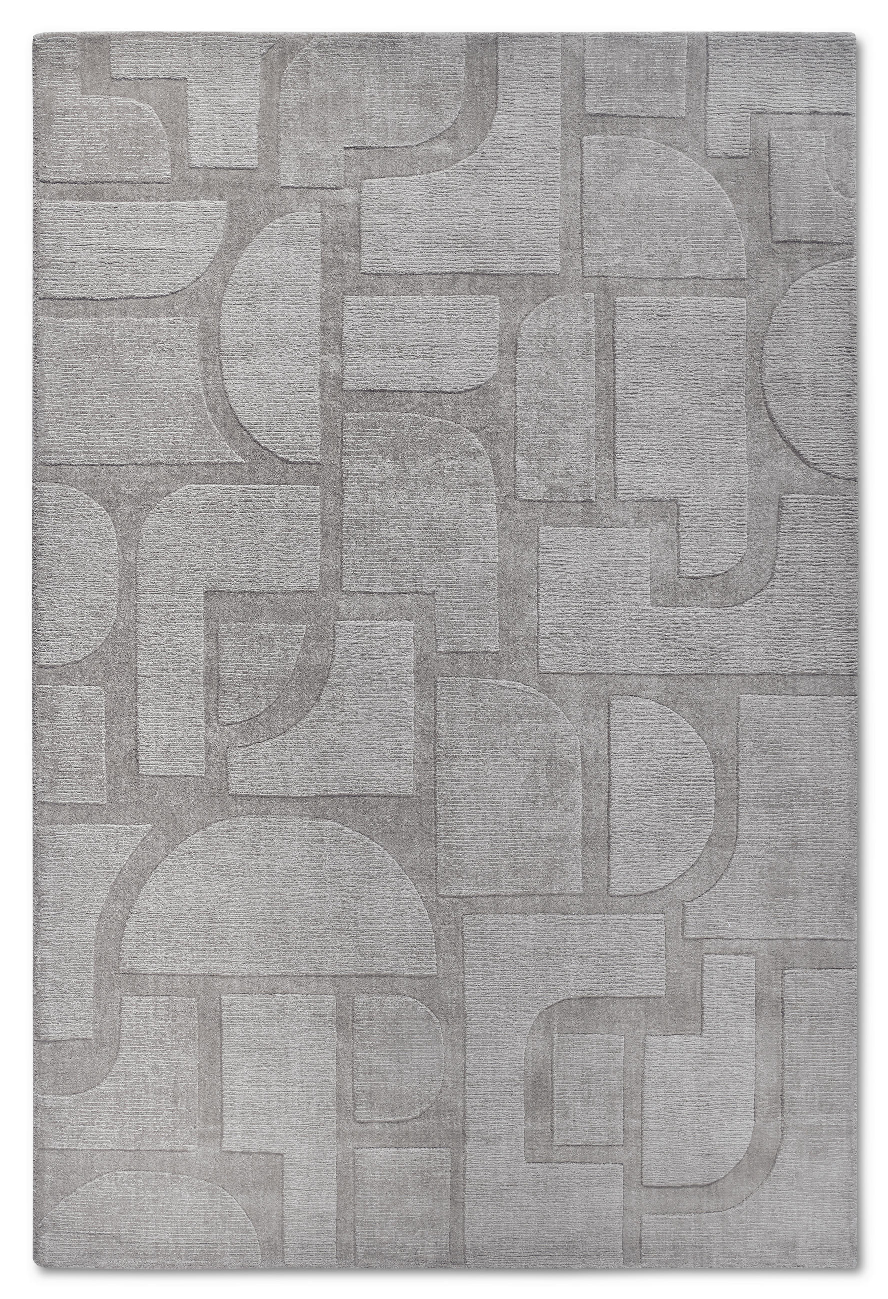 HANDWEBTEPPICH 190/280 cm Kollektion 1906 Grau  - Grau, Basics, Textil (190/280cm) - Villeroy & Boch