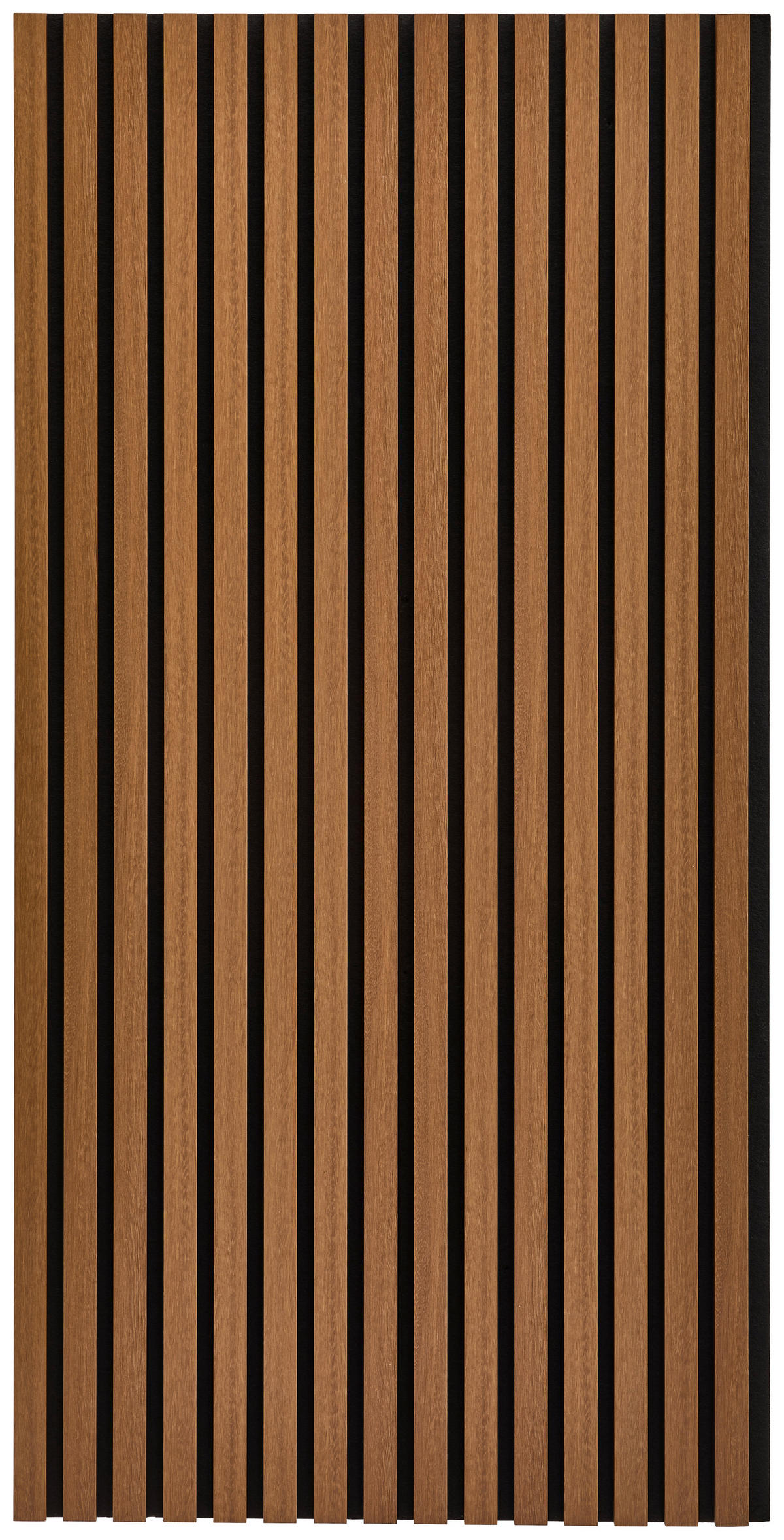 AKUSTICKÝ PANEL 60/120/2,1 cm   - černá/barvy vlašských ořechů, Basics, kompozitní dřevo/plast (60/120/2,1cm) - Boxxx