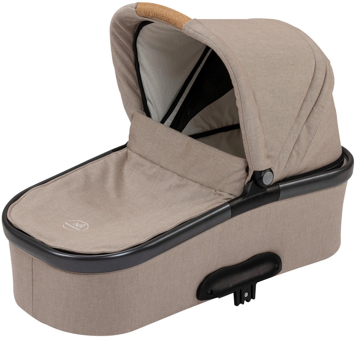 LIEGEWANNE Lux Evo  - Sandfarben/Weiß, Basics, Textil (80/62/43cm) - Naturkind