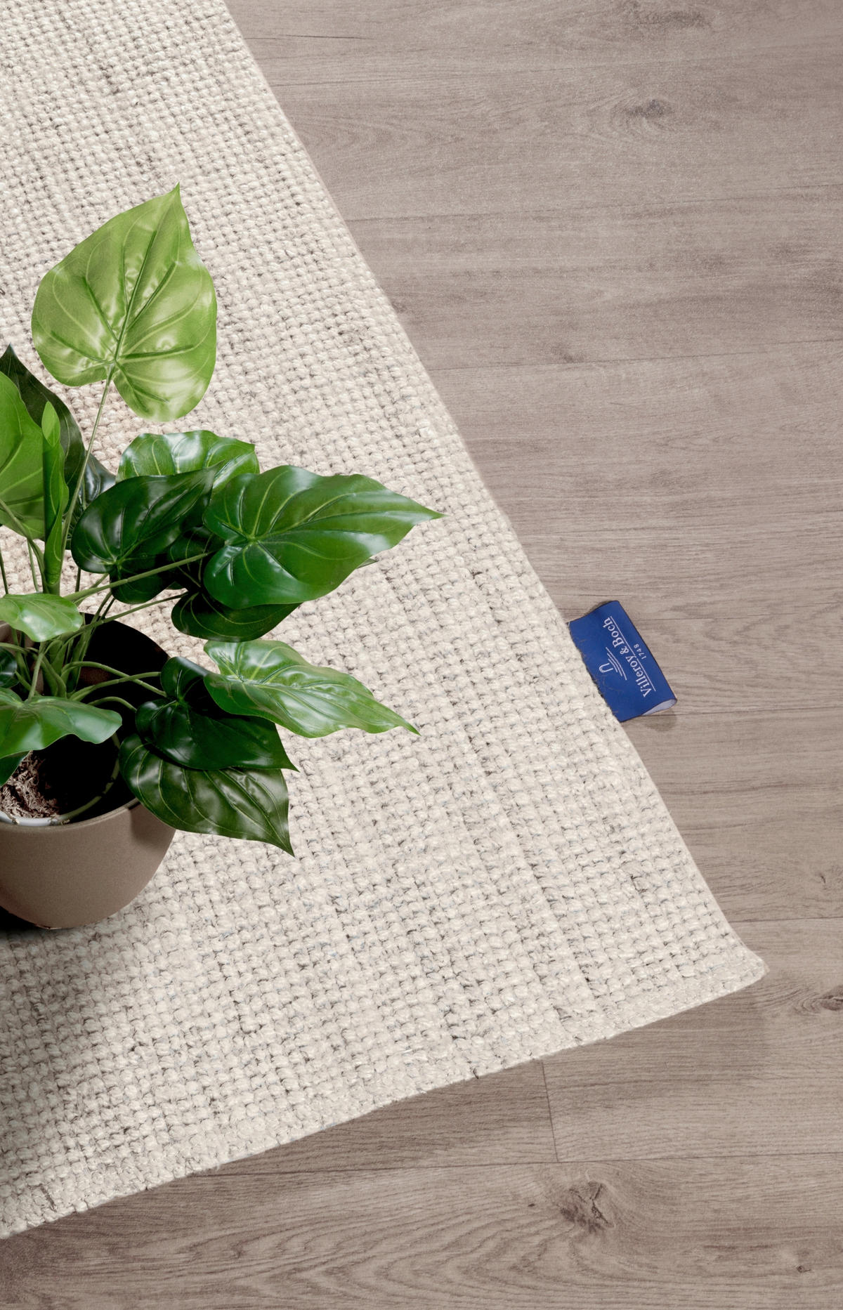 JUTETEPPICH 80/300 cm Kollektion 1791 Weiß rechteckig  - Weiß, Basics, Textil (80/300cm) - Villeroy & Boch