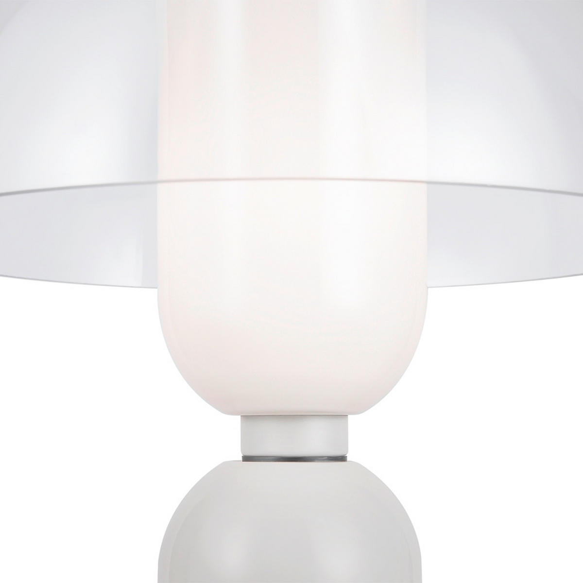 TISCHLEUCHTE - Weiss, Modern, Keramik/Metall (30/42,5cm) - MAYTONI