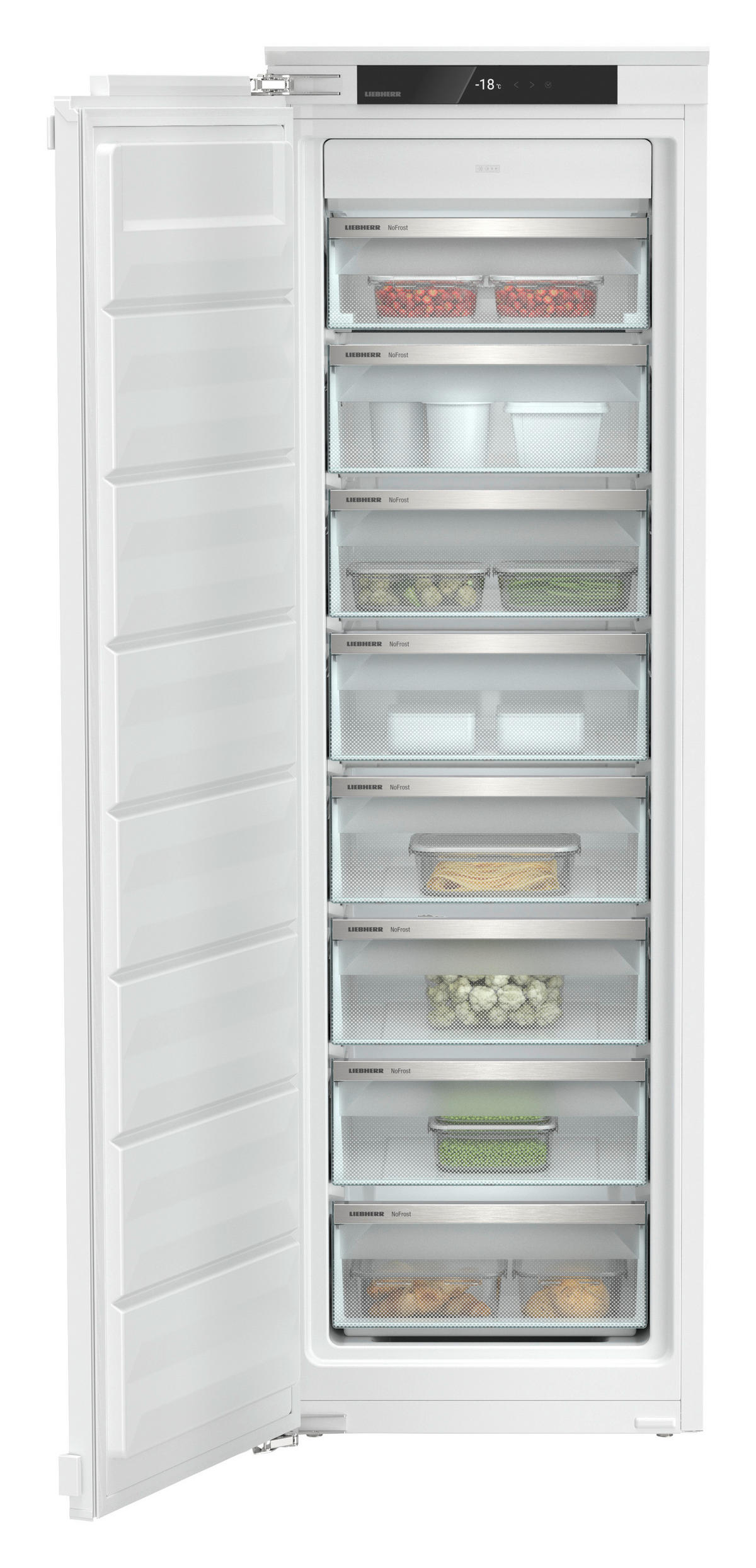 EINBAUGEFRIERSCHRANK SIFNe 5108  - Weiß, Basics, Metall (55,9/177/54,6cm) - Liebherr