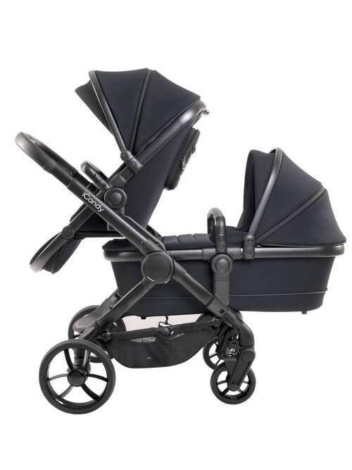 rok isporuke 60 dana  PEACH 7  - crna visoki sjaj/crna, Basics, tekstil/plastika (75/55/39cm) - ICANDY