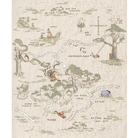FOTOTAPET 200/240 cm  - brun/grå, Trend, textil (200/240cm)