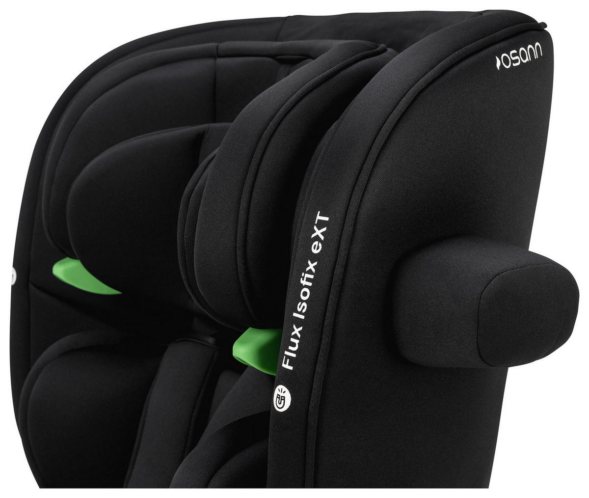 KINDERAUTOSITZ Flux Isofix eXT  - Schwarz, Basics, Textil (47/44/61,5cm) - Osann