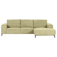 HÖRNSOFFA i manchester ljusgrön  - ljusgrön/svart, Klassisk, metall/textil (285/170cm) - MID.YOU