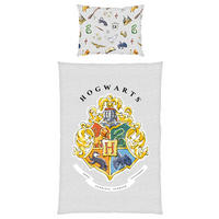 POVLEČENÍ HARRY POTTER 140/200 cm  - šedá/vícebarevná, Konvenční, textil (140/200cm)