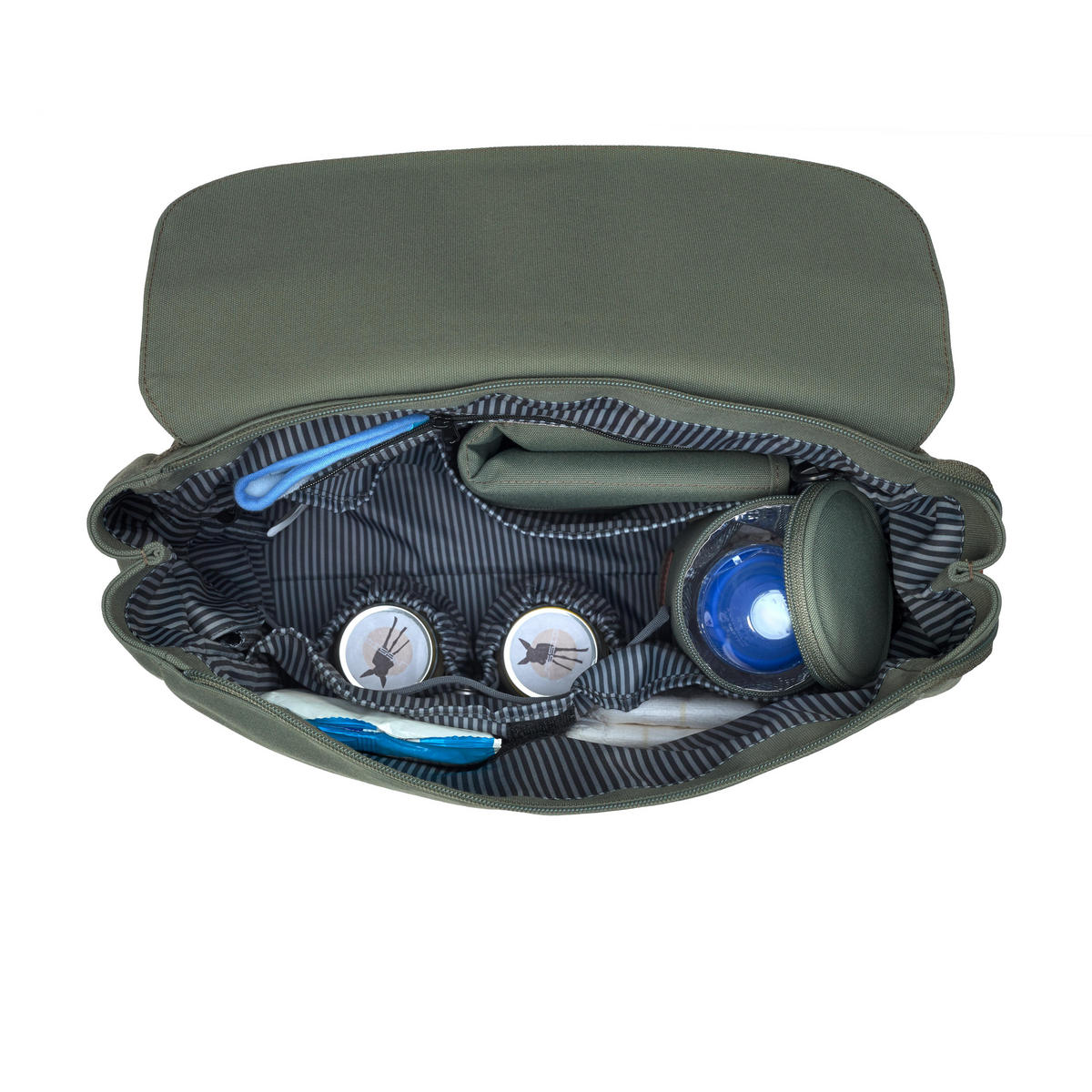 WICKELRUCKSACK Adventure Backpack  - Olivgrün, Basics, Kunststoff (34/14/42cm) - Lässig