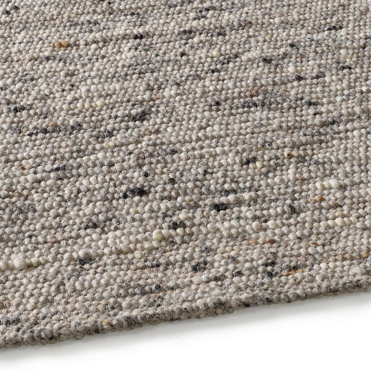 HANDWEBTEPPICH 300/390 cm Grau rechteckig  - Grau, KONVENTIONELL, Textil (300/390cm) - Linea Natura