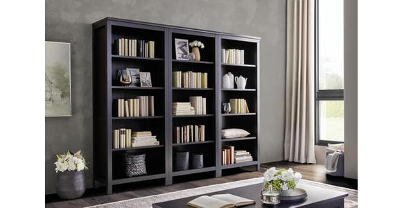 REGALELEMENT 80/200/47 cm Schwarz - Schwarz, Design, Holzwerkstoff (80/200/47cm) - Carryhome