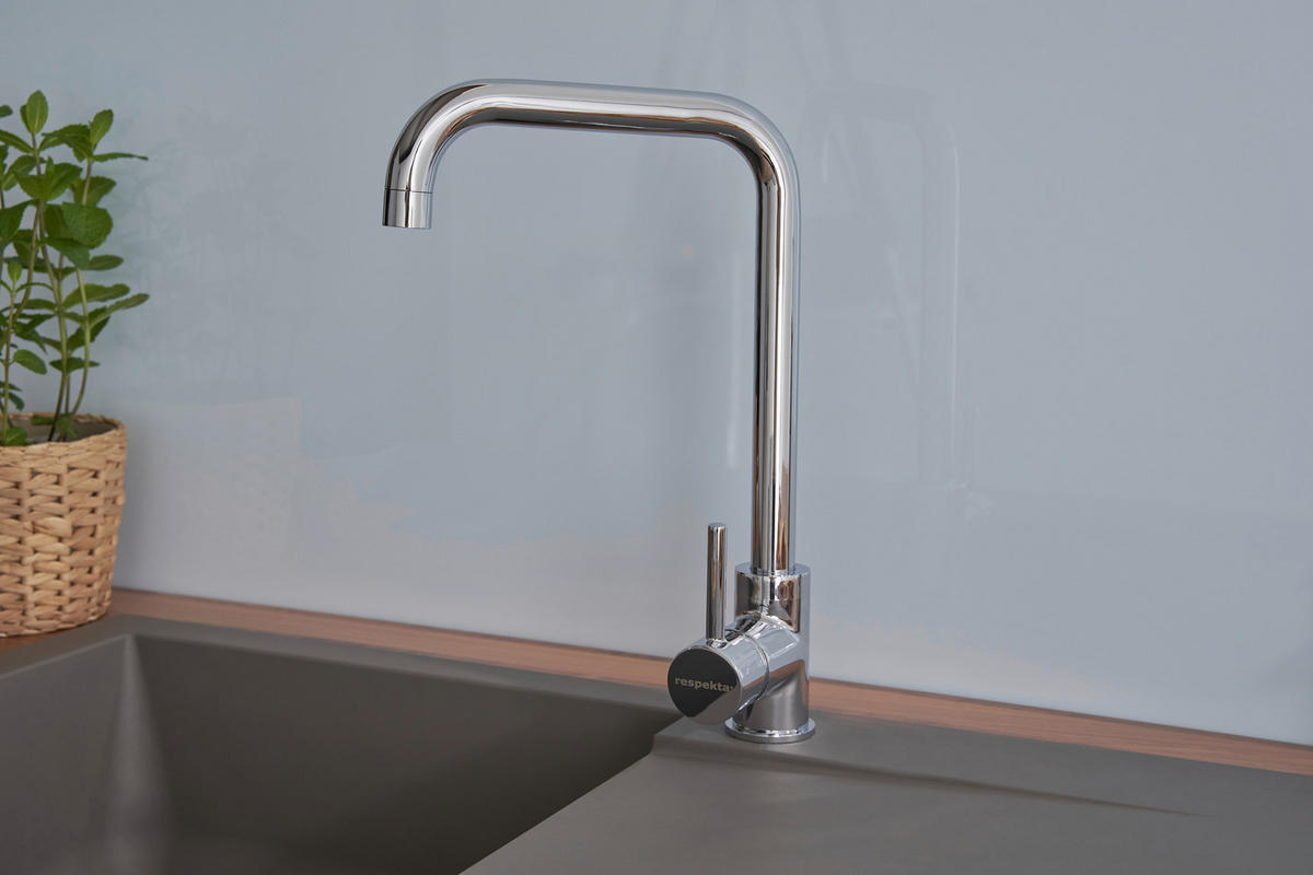 SPÜLE 1712DENVER78X44G  - Grau, Trend, Glas/Kunststoff (78/17/43,5cm) - Respekta