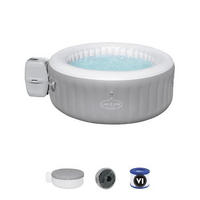 WHIRLPOOL ST. LUCIA 60037 170/66 cm  - Weiß/Grau, Trend, Kunststoff (170/66cm) - Bestway