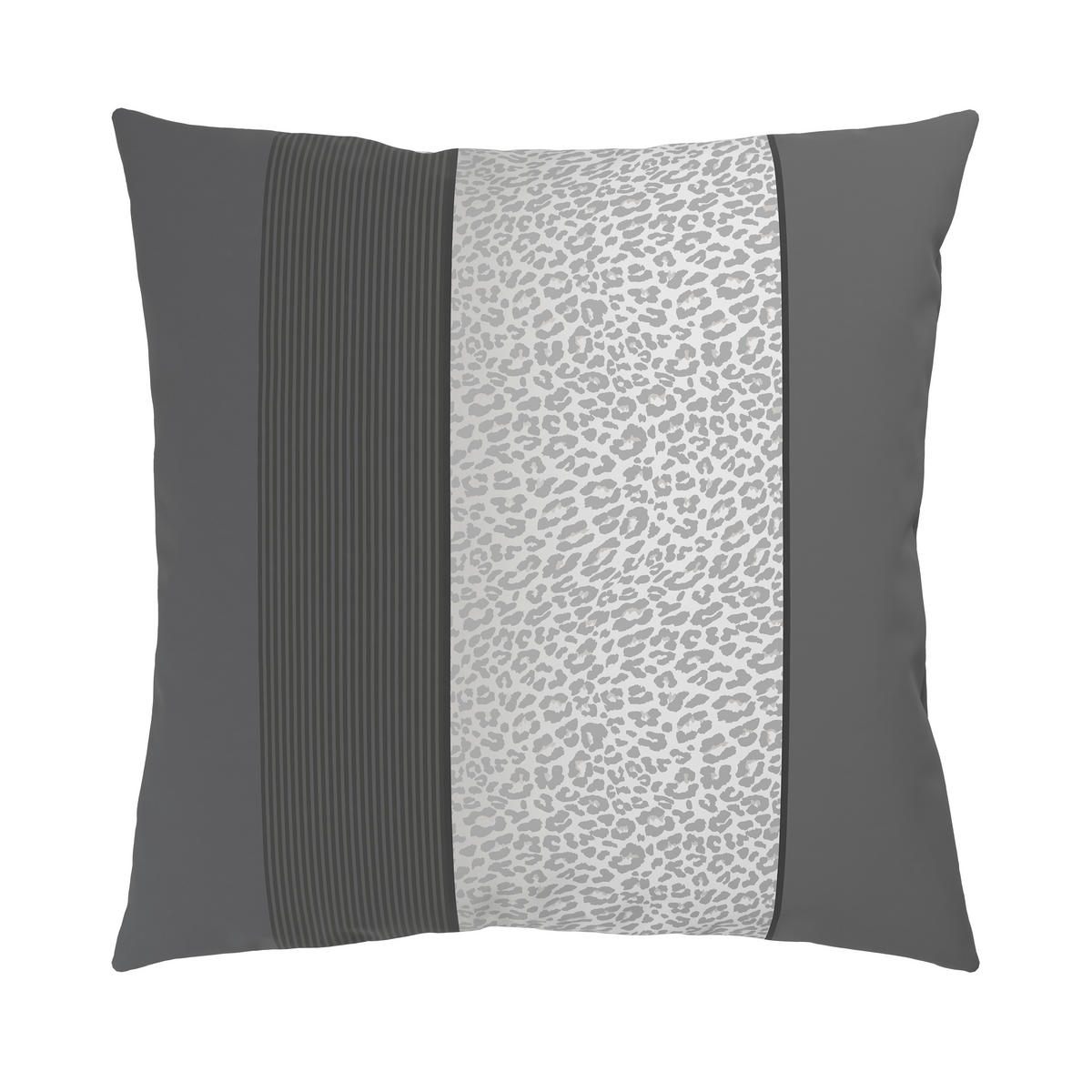 BETTWÄSCHE Flanell 155/220 cm  - Anthrazit, Textil (155/220cm) - Dieter Knoll