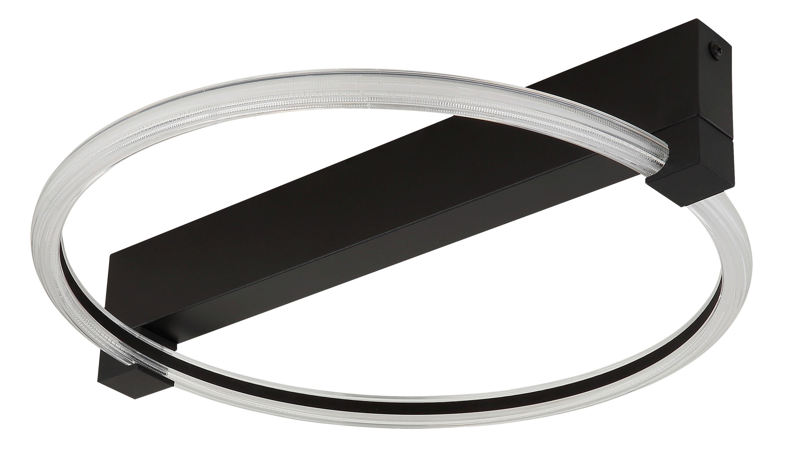 STROPNA LED-SVETILKA  Fletcher   3000 K 230 V  - črna/bela, Design, kovina/umetna masa (41,4/38/8,5cm) - Globo