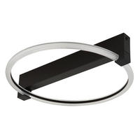 STROPNA LED-SVETILKA  Fletcher   3000 K 230 V  - črna/bela, Design, kovina/umetna masa (41,4/38/8,5cm) - Globo