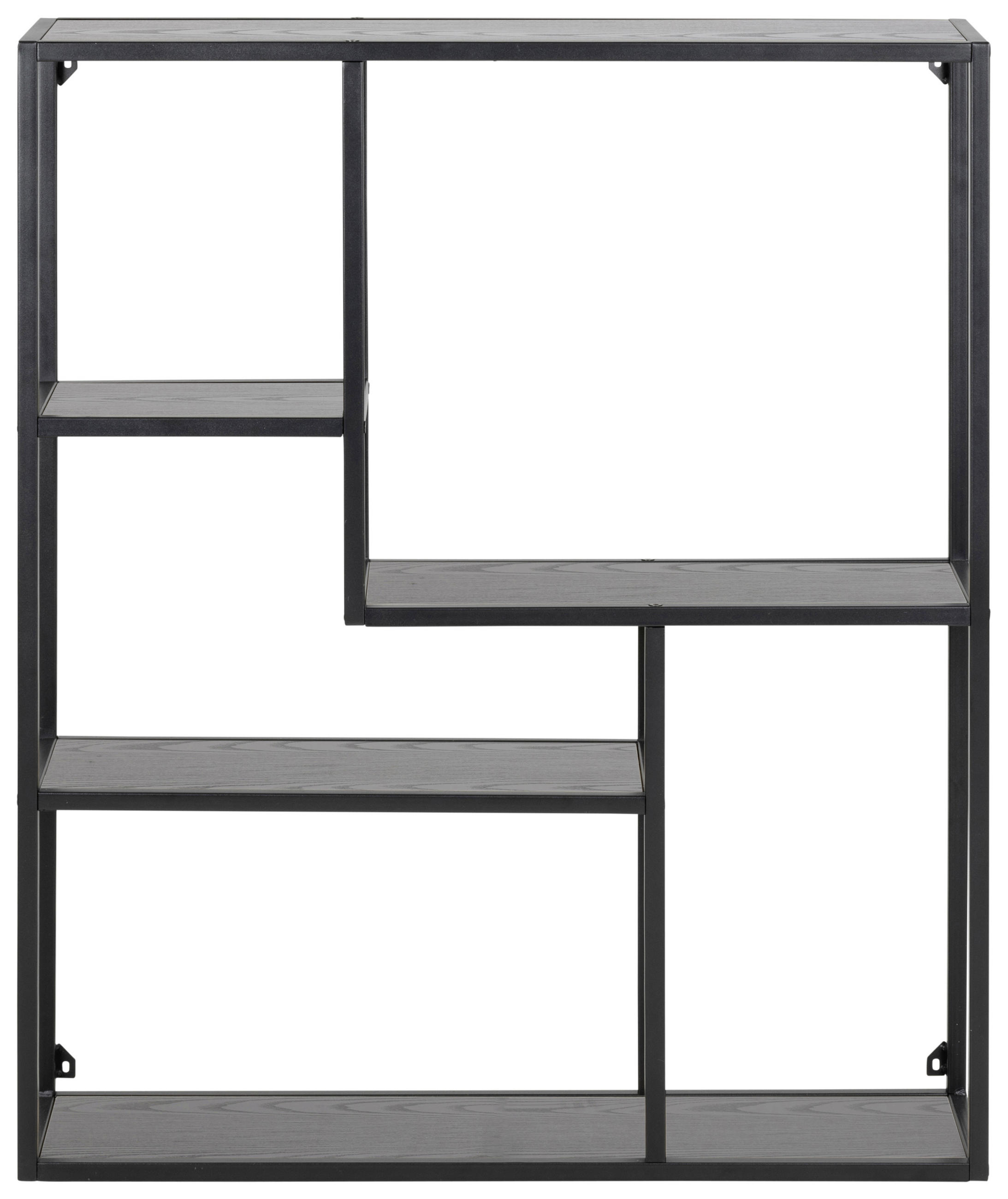 WANDREGAL Schwarz - Schwarz, MODERN, Metall (75,0/91,0/20,0cm) - MID.YOU