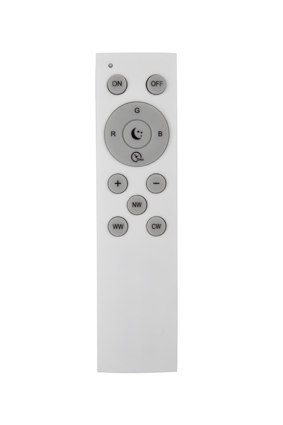STROPNÍ LED SVÍTIDLO, 48/8,5 cm  - bílá/černá, Trend, kov/plast (48/8,5cm) - Novel