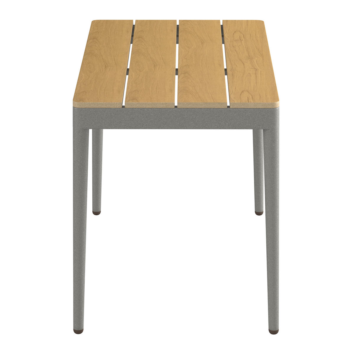 LOUNGEGARNITUR 4-teilig  - Naturfarben/Grau, Modern, Glas/Kunststoff (255/72/145cm) - Ambia Garden