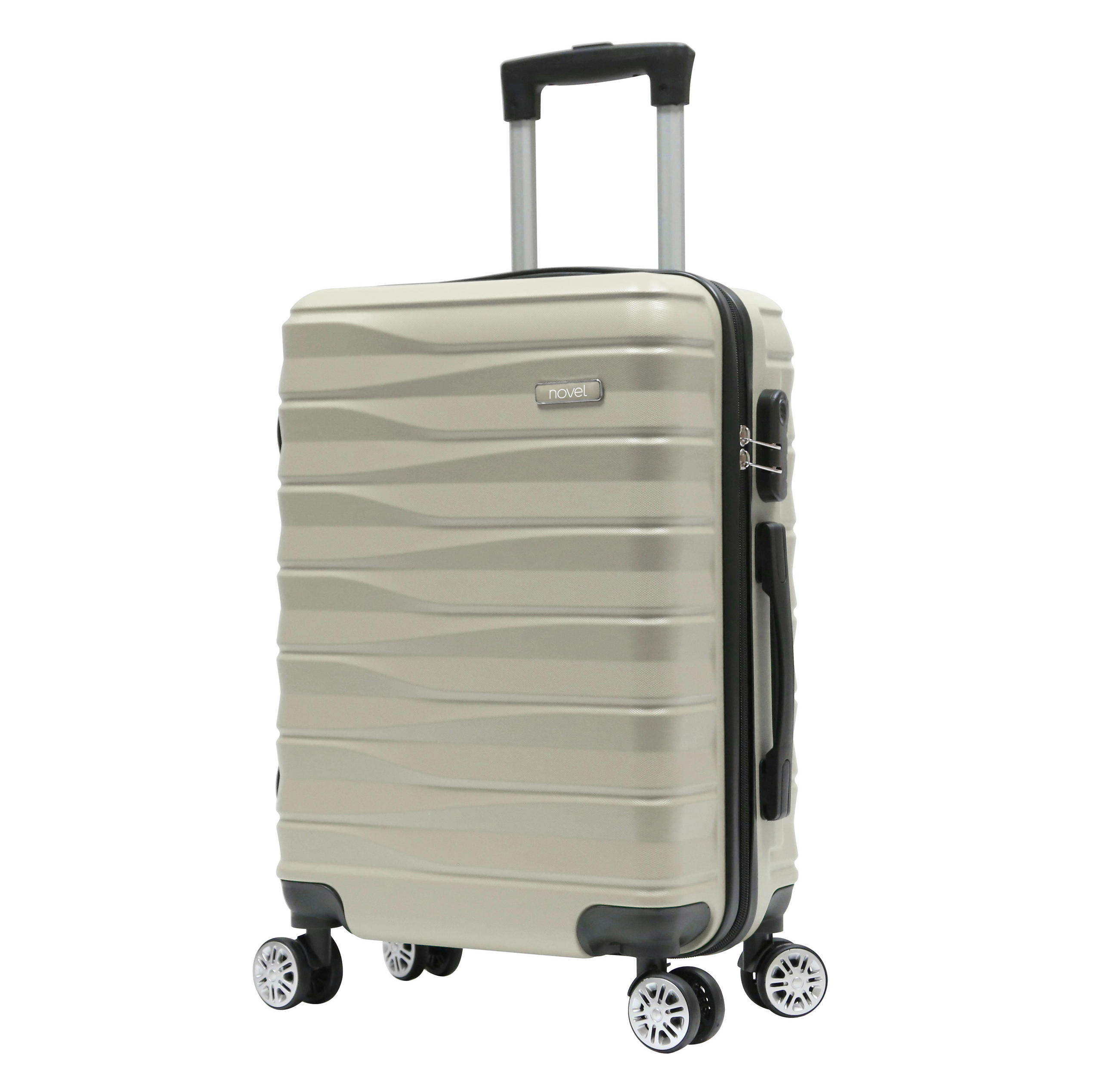 REISEKOFFER Goldfarben  - Goldfarben, Basics, Kunststoff/Textil (37/55/23cm) - Novel