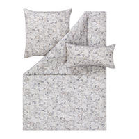 BETTWÄSCHESET 2-teilig Franziska 160/210 cm  - Graphitfarben, Basics, Textil (160/210cm) - Estella