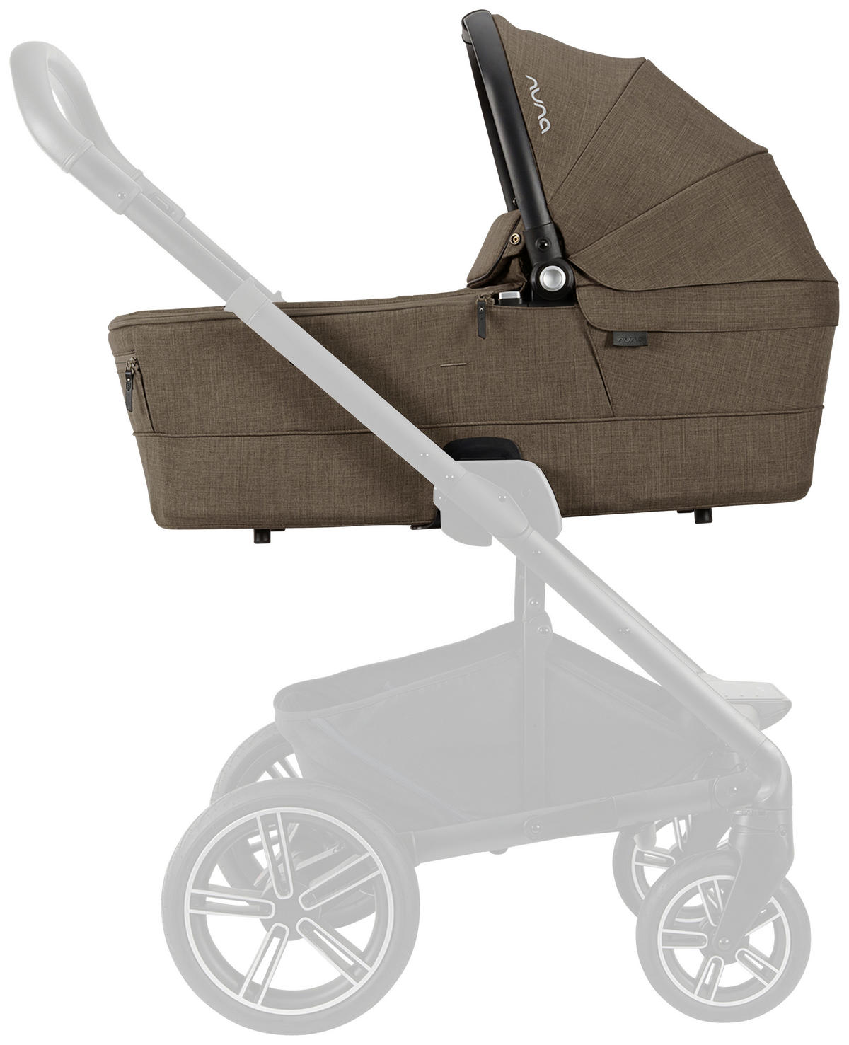 LIEGEWANNE Mixx Next  - Grauweiß/Graugrün, Basics, Kunststoff (43/63/90cm) - Nuna