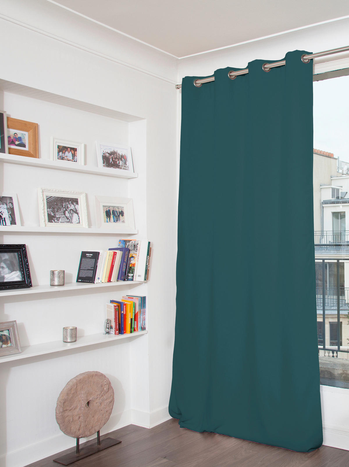 VERDUNKELUNGSVORHANG black-out (lichtundurchlässig)  - Blau, Basics, Textil (135/260cm)