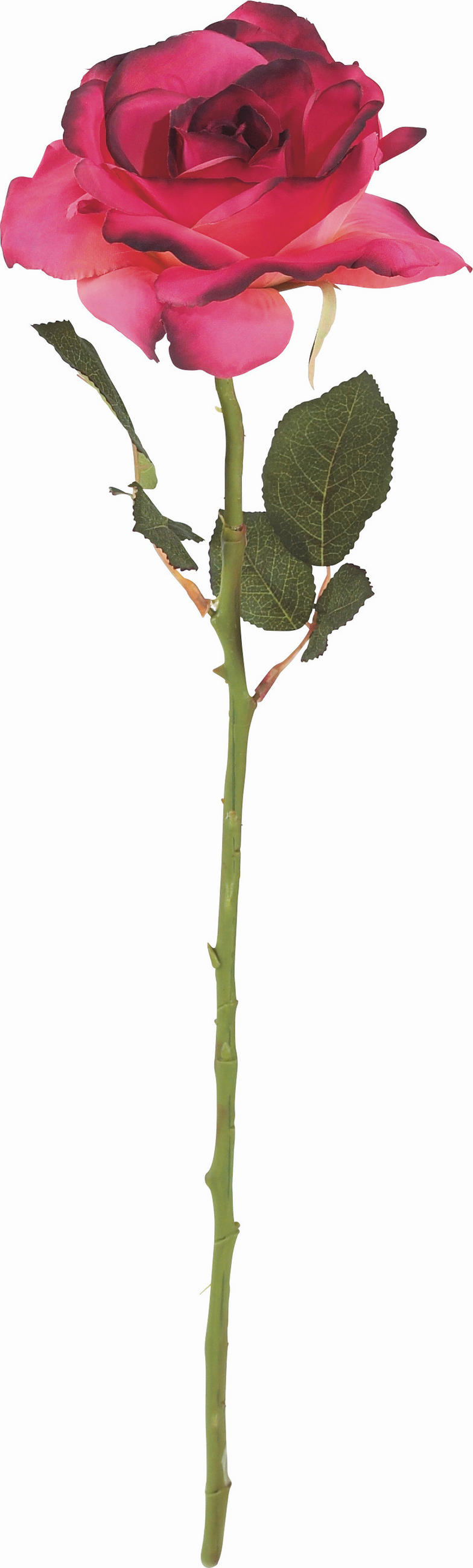 CVIJET UMJETNI  - žuta/crvena, Konvencionalno, tekstil/plastika (18cm)