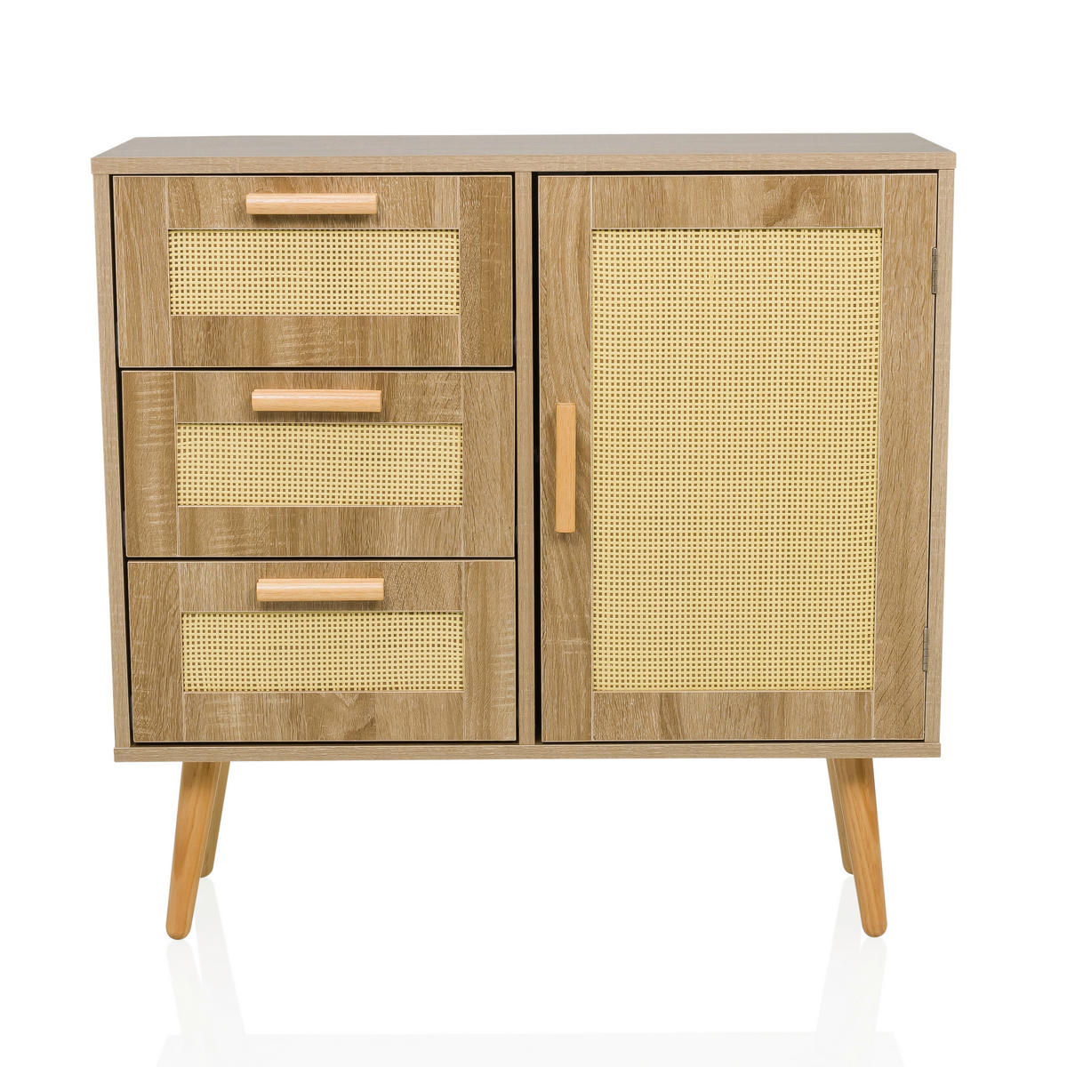 SIDEBOARD  in 80/78/32,5 cm  - Hellbraun, MODERN, Holzwerkstoff (80/78/32,5cm) - MID.YOU