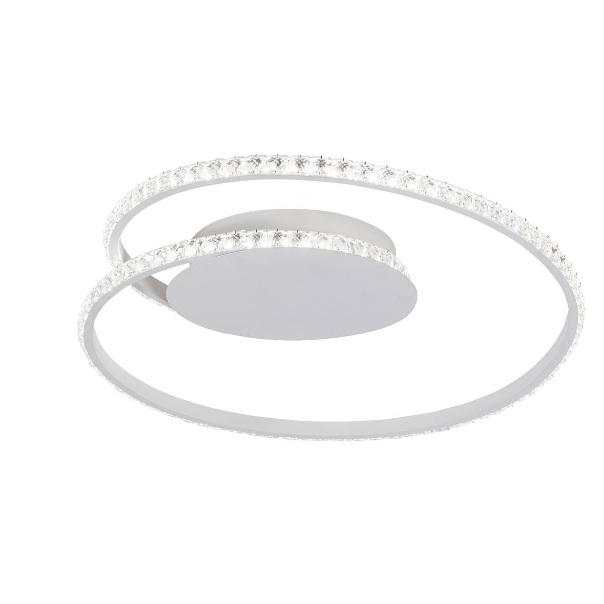 LED-DECKENLEUCHTE 50/10/43 cm   - Weiß, Design, Metall (50/10/43cm)