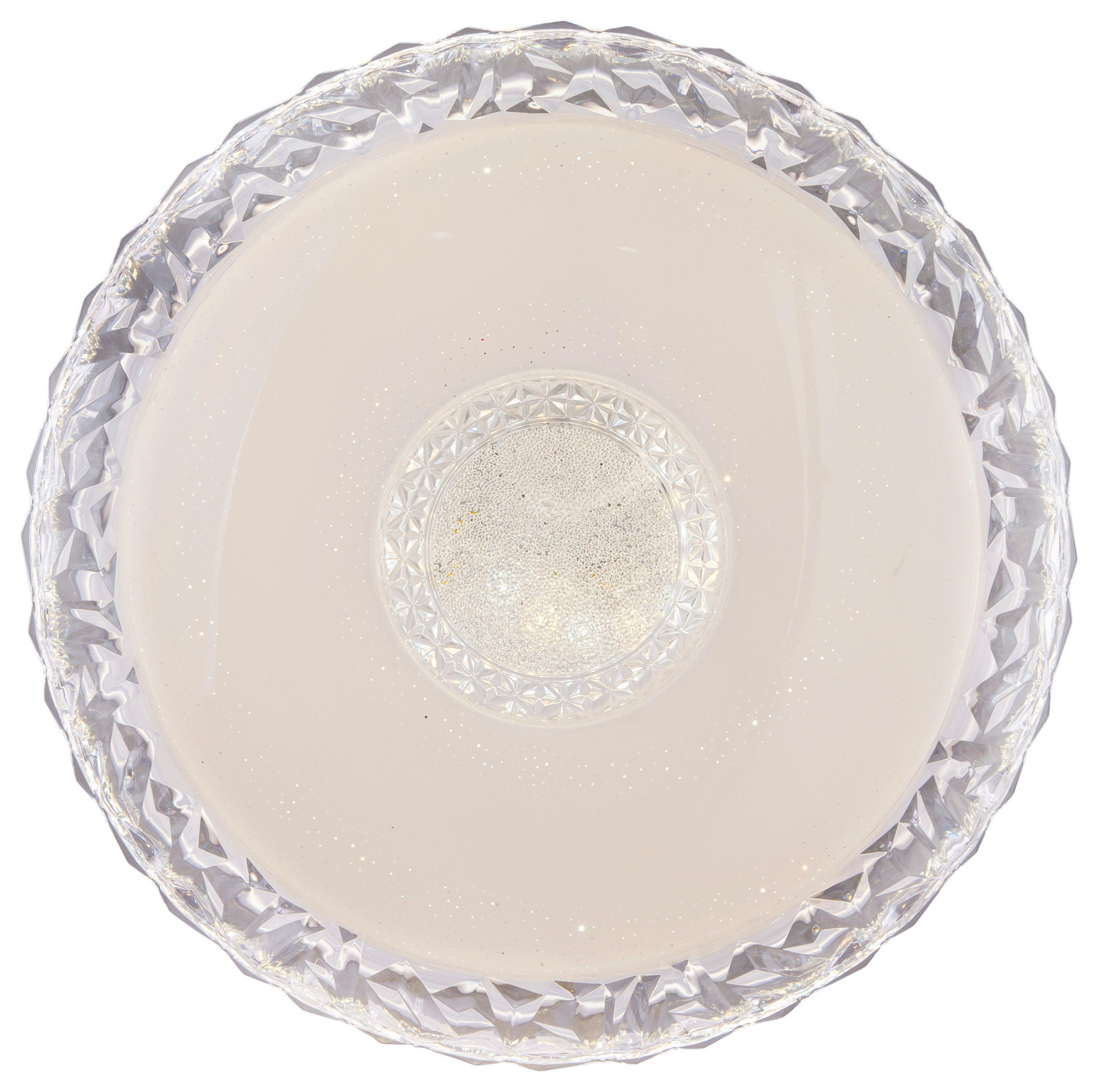 LED-TAKLAMPA Eddie 40 W 50/10 cm  - vit/opal, Basics, metall/plast (50/10cm) - Globo
