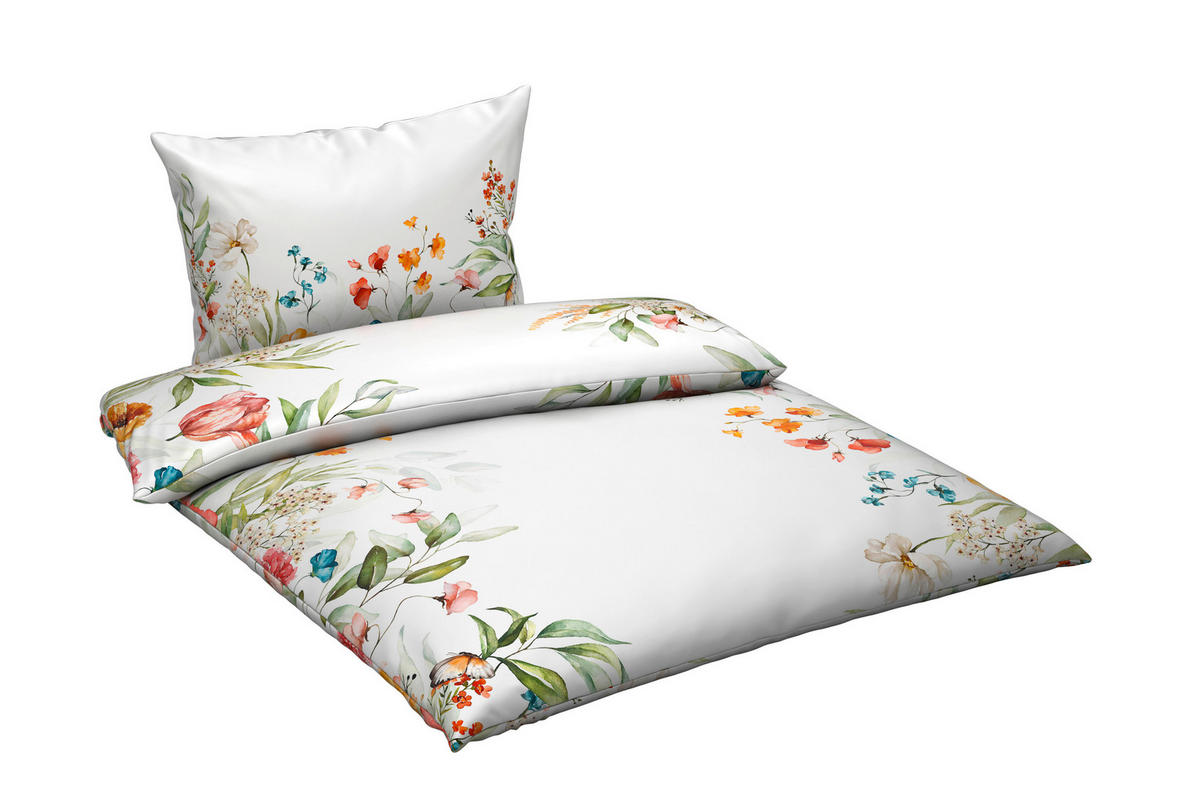 POSTELJINA SA DVA LICA 200/200 cm saten bela  - bela, Osnovno, tekstil (200/200cm) - Esposa