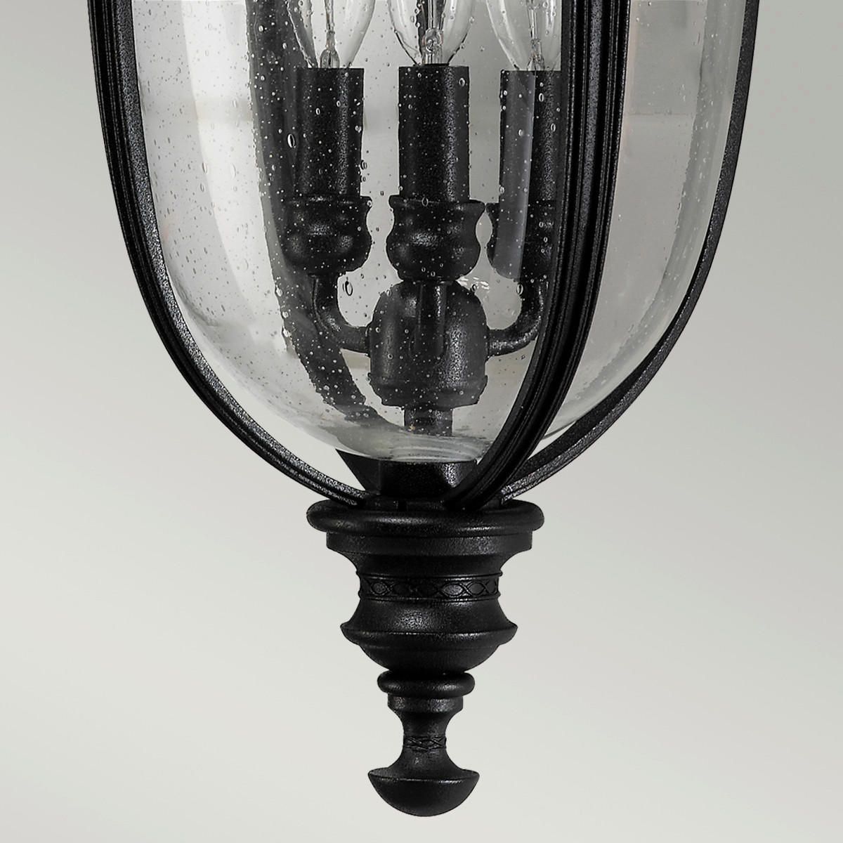 AUSSENWANDLEUCHTE - Schwarz, Basics, Glas/Metall (26.7/62.2/32.5cm) - Elstead Lighting