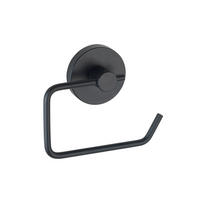 TOILETTENPAPIERHALTER  in Metall  - Schwarz, Basics, Metall (13,5/10,5/3,7cm) - Wenko