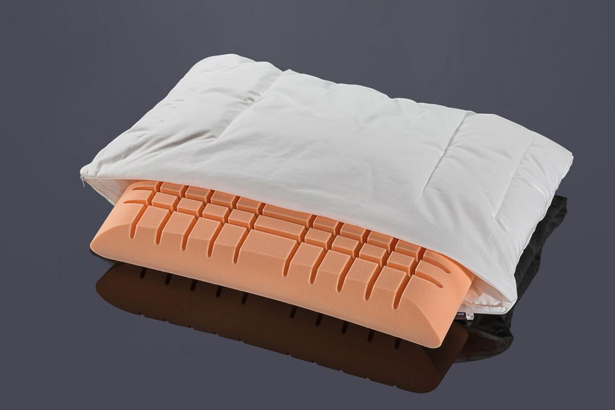 KOPFKISSENBEZUG Vario Waschmich 40/80 cm  - Weiß, Basics, Textil (40/80cm) - Centa-Star